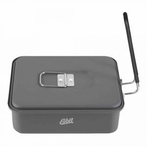 Esbit Solid Fuel kookset met 1,1L aluminium pan en brander 4 esbit solid fuel kookset met 11l aluminium pan en brander 3