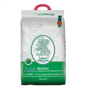Green Dragon - Thaise Geurige Gebroken Jasmijn Rijst - per zak 10kg