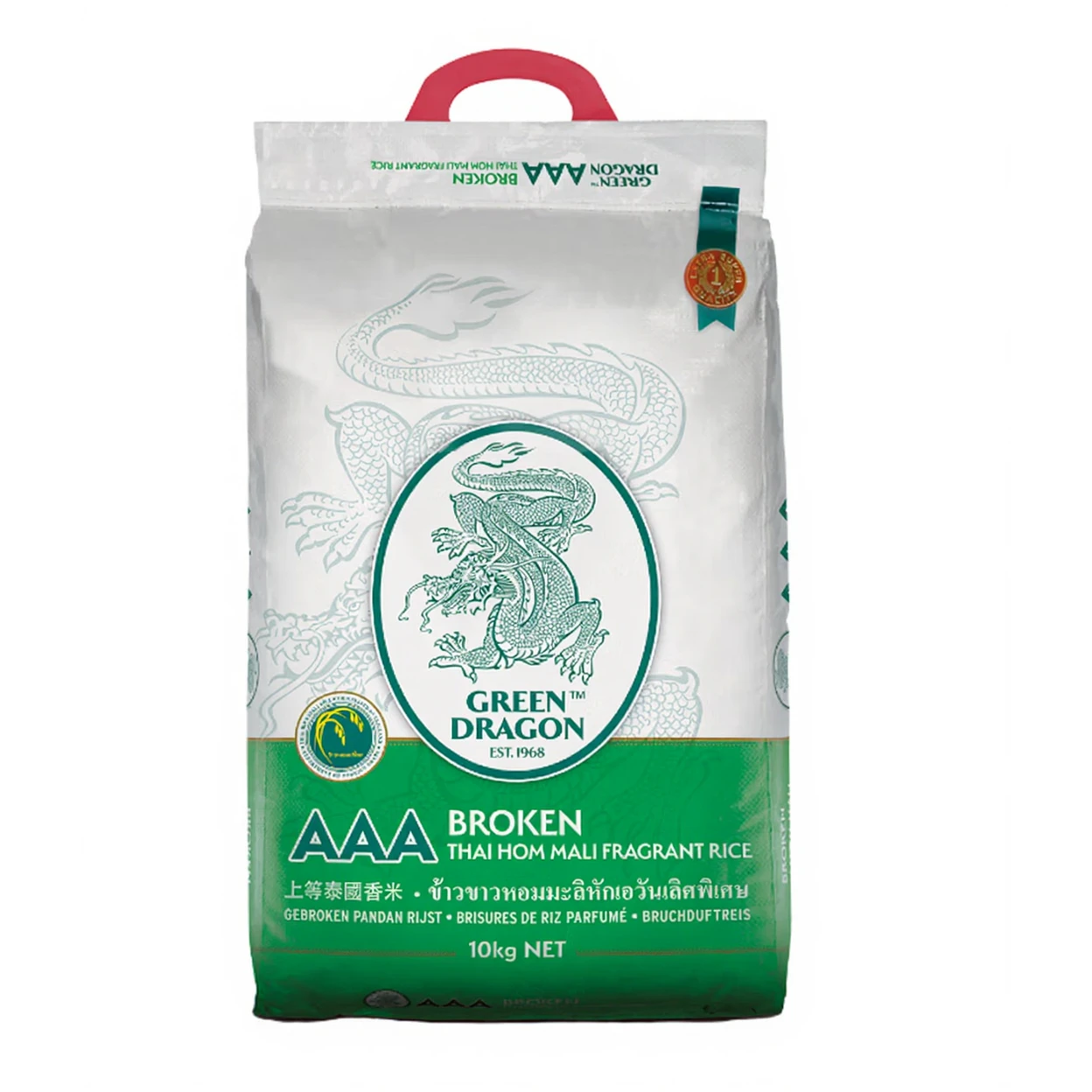 Green Dragon - Thaise Geurige Gebroken Jasmijn Rijst - per zak 10kg