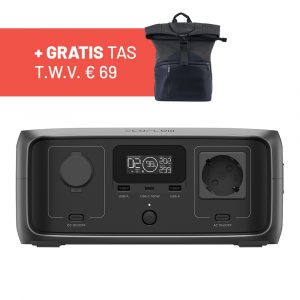 EcoFlow RIVER 3 + 60W opvouwbaar zonnepaneel met USB-C 3 https www.prepshop.nlenergiepower station met zonnepaneeldetail2029ecoflow river 3 60w opvouwbaar zonnepaneel met usb c.html 3