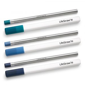 LifeStraw Sip waterfilter rietje RVS met opberghoes (3-pack)